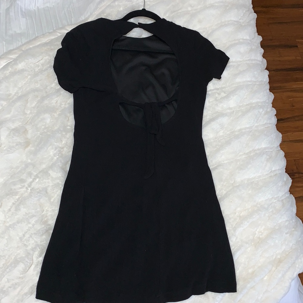 Lulus Open Back Short Sleeved Dress (XS)